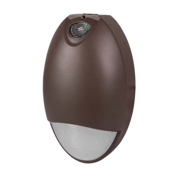 Bronze Outdoor LED Teardrop Emergency Wall Pack with Photocell 5000K Supply