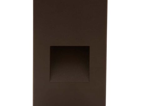 STW Series Vertical Wet Location LED Step Light Bronze For Sale