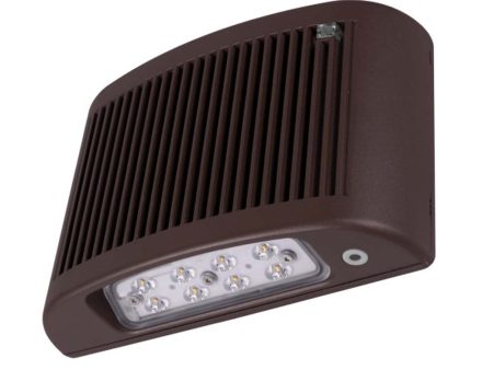 EOF Series Bronze Outdoor LED Full Cutoff Emergency Wall Pack w  Photocell 3000K Online Hot Sale