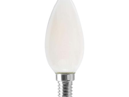 Satco 4.5 Watt B11 LED Frosted 350 Lumens 3000K E14 European base 120 Volt Online Sale