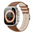 DUX DUCIS YS Apple Watch Series 9 41mm Cowhide leather strap - Brown For Discount