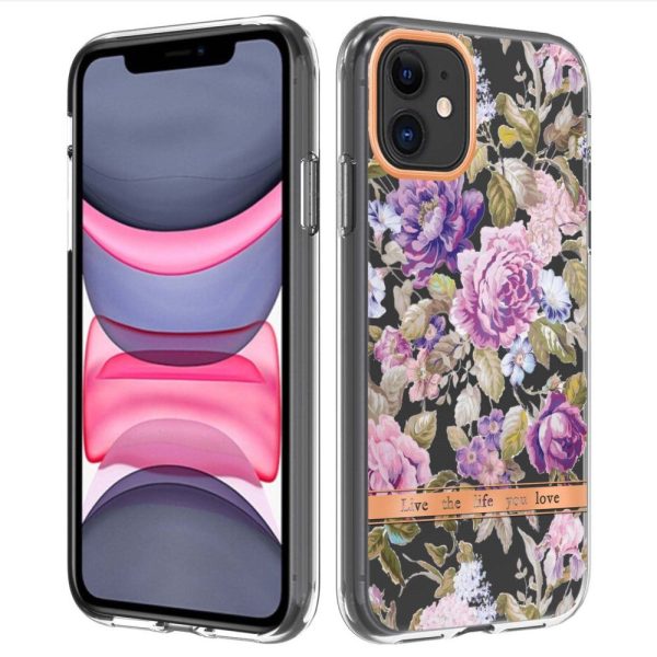 Super slim and durable softcover for iPhone 11 - Purple Peony For Sale