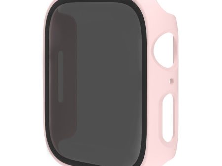 Apple Watch Series 9 45mm integrated cover with tempered glass - Pink For Discount