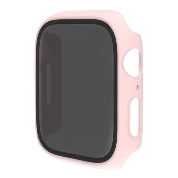 Apple Watch Series 9 45mm integrated cover with tempered glass - Pink For Discount