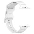 Silicone Dot Design Wrist Strap for Apple Watch - White For Discount