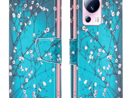 Wonderland Xiaomi 13 Lite   Civi 2 flip case - Plum Blossom Fashion