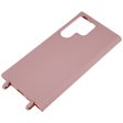 Thin TPU case with a matte finish and adjustable strap for Samsung Galaxy S23 Ultra - Deep Pink Cheap