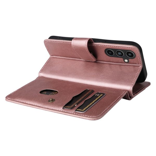 10-slot Samsung Galaxy A15 wallet case - Pink Online now