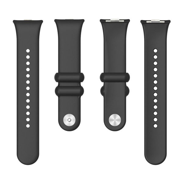 Xiaomi Smart Band 8 Pro   Redmi Watch 4 Watch Strap Silicone Replacement Wristband - Black on Sale