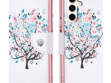 Wonderland Samsung Galaxy S23 FE flip case - Flower Tree For Cheap