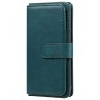 10-slot wallet case for Samsung Galaxy S22 - Blackish Green Hot on Sale