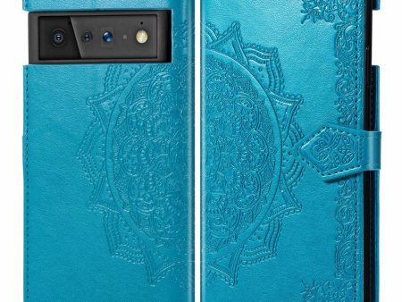 Mandala Google Pixel 6 Flip case - Blue Cheap