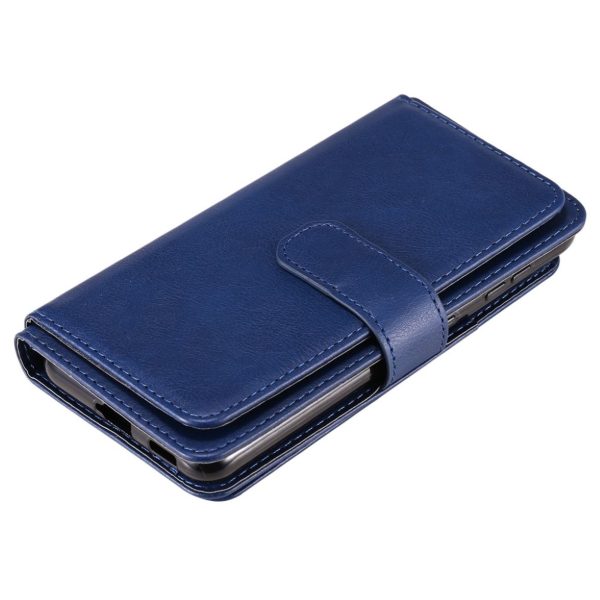 10-slot wallet case for Samsung Galaxy S21 Plus - Dark Blue on Sale