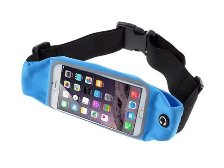 Waist Belt For 5.5 Inch Smartphones 165x85mm - Blue Online