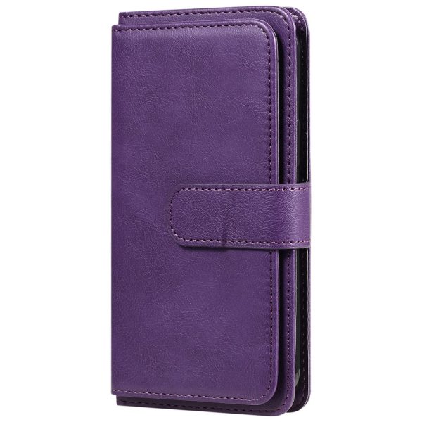 10-slot wallet case for Samsung Galaxy A14 - Purple Online now