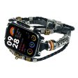 Xiaomi Smart Band 8 Pro Watch Band Retro Style Beads Watch Strap Bracelet - Black Sale