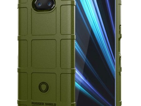 Sony Xperia 10 anti-shock grid case - Army Green Online