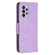 Butterfly Samsung Galaxy A33 5G flip case - Purple Fashion