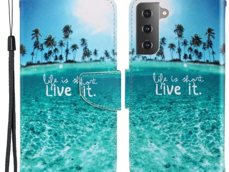 Wonderland Samsung Galaxy S22 flip case - Coconut Palm Sale