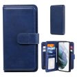 10-slot wallet case for Samsung Galaxy S21 Plus - Dark Blue on Sale