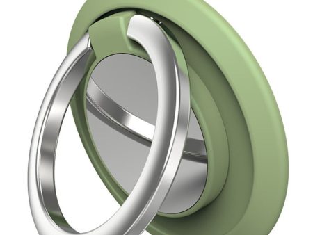 Universal magnetic rotatable phone ring holder - Matcha Green For Cheap