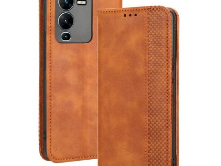 Bofink Vintage Vivo V25 Pro   S15 Pro leather case - Brown Supply