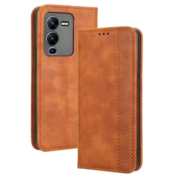 Bofink Vintage Vivo V25 Pro   S15 Pro leather case - Brown Supply