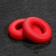 Beats Solo 2   3 leather foam ear pad cushion - Red Online