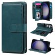 10-slot Samsung Galaxy S24 Plus wallet case - Green Fashion