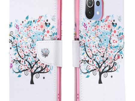 Wonderland Xiaomi 11 Lite 5G NE   Mi 11 Lite 5G   11 Lite flip case - Flowered Tree Online Sale