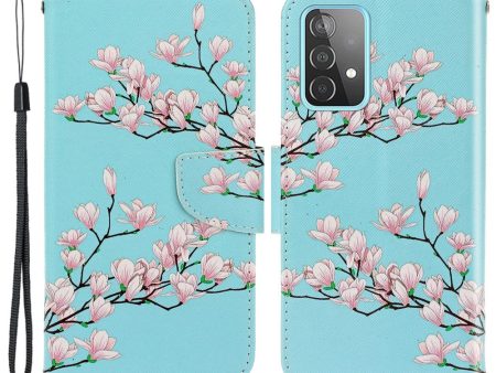 Wonderland Samsung Galaxy A53 5G flip case - Pink Flower Discount