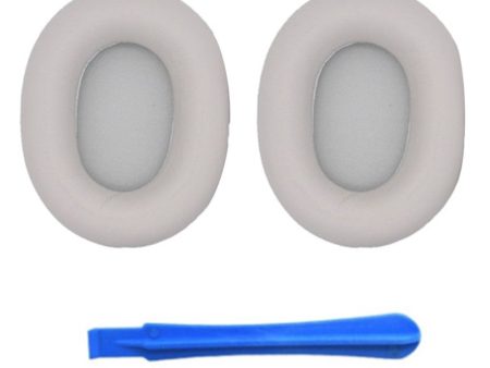 Sony WH-1000XM5 Silicone Ear Cap Earpads with Crowbar - Silver Sale