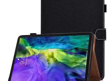 iPad Pro 11 (2018-2022)   iPad Air (2020-2022) Solid Color Tablet Case with card holder - Black Online