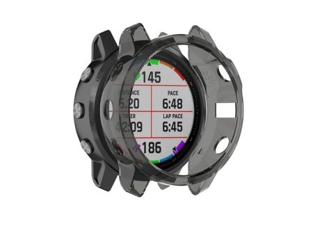 Garmin Fenix 6S   6S Pro transparent cover - Black Online now