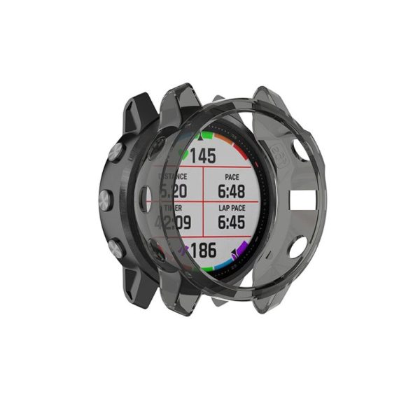 Garmin Fenix 6S   6S Pro transparent cover - Black Online now