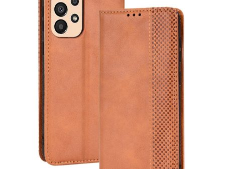 Bofink Vintage Samsung Galaxy A33 5G leather case - Brown Supply