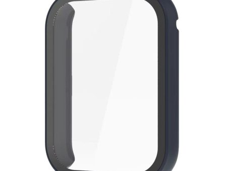 Xiaomi Smart Band 8 Pro protective cover with tempered glass - Midnight Blue For Sale