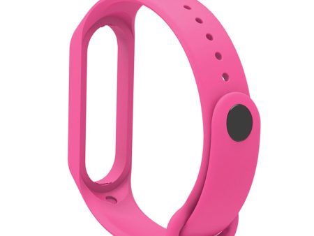 Xiaomi Mi Band 7 silicone watch strap - Pink For Sale