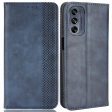 Bofink Vintage Motorola Moto G62 5G leather case - Blue Discount