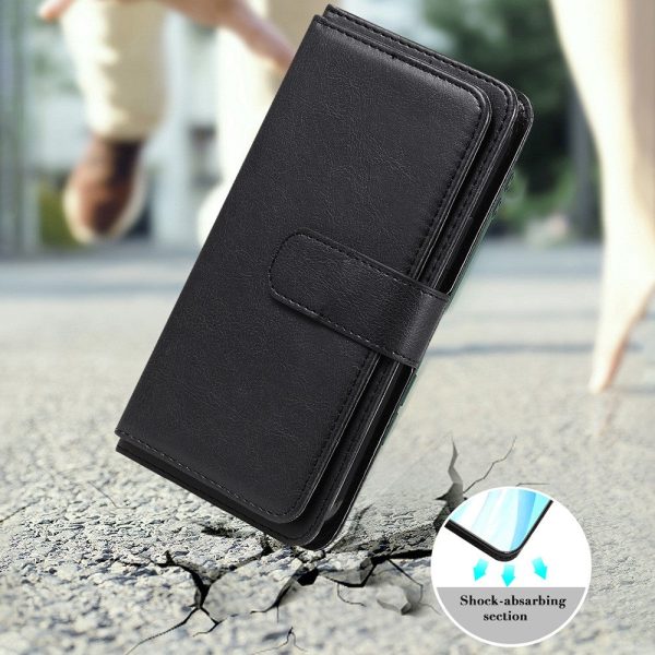 10-slot wallet case for iPhone 14 Pro Max - Black Online Sale