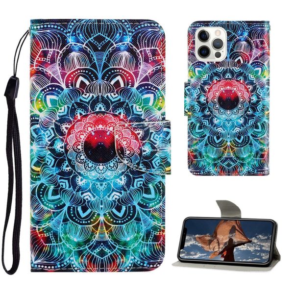 Wonderland iPhone 13 Pro Max flip case - Colorful Flower on Sale