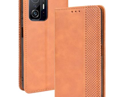 Bofink Vintage Xiaomi 11T   11T Pro leather case - Brown Supply