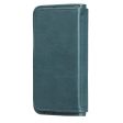 10-slot wallet case for iPhone 13 Mini - Dark Green on Sale