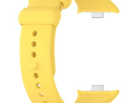 Xiaomi Redmi Watch 4   Smart Band 8 Pro Silicone Watch Strap Adjustable Band - Yellow Sale