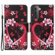 Wonderland Samsung Galaxy S23 flip case - Red Heart Fashion