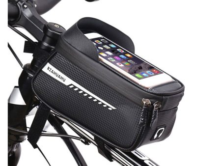 RZAHUAHU waterproof bicycle bike tube bag with touch screen for 6.5-inch for Smartphone Discount