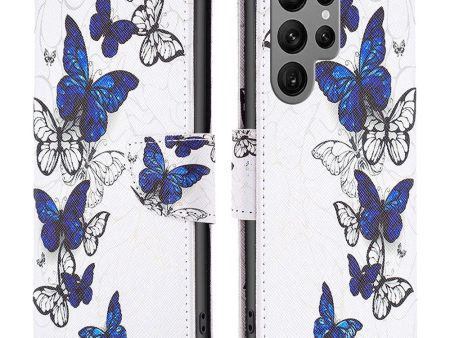 Wonderland Samsung Galaxy S24 Ultra flip case - Butterflies Hot on Sale