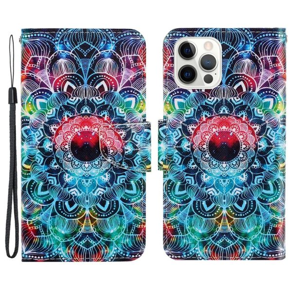 Wonderland iPhone 13 Pro Max flip case - Colorful Flower on Sale