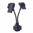 Universal double clip rotatable car phone holder Online Sale