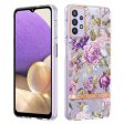 Super slim and durable softcover for Samsung Galaxy A13 4G - Purple Peony Fashion